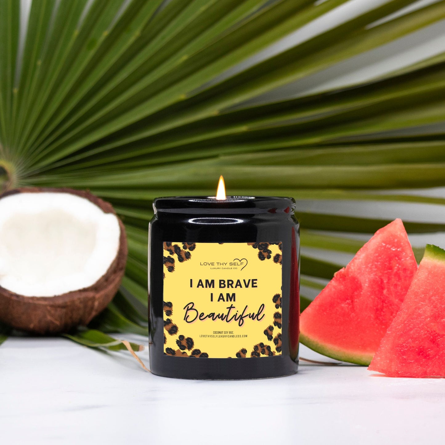 I am Brave I Am Beautiful (Black) 8oz