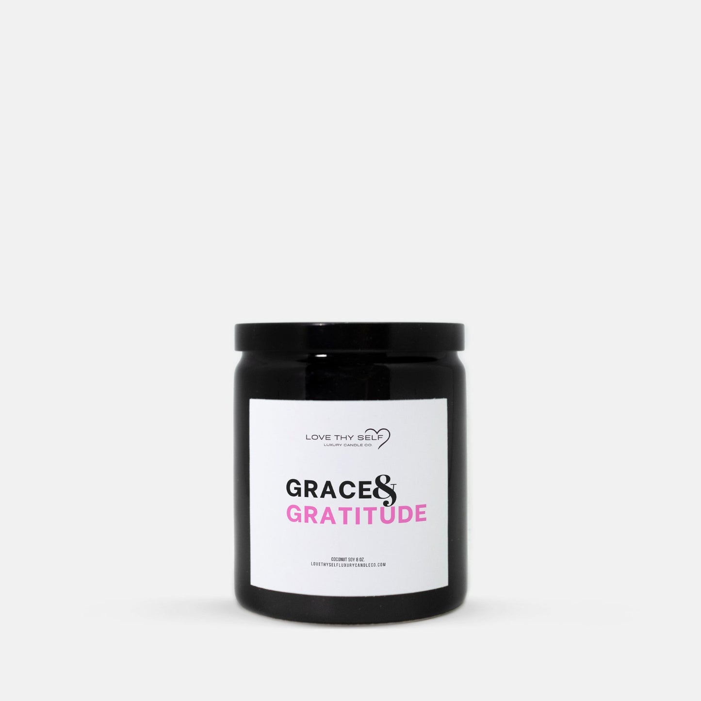 Grace & Gratitude  8oz (Black)